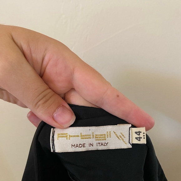 Artigli Made in Italy Black Pleated Mini Bubble Skirt Size 44 Luxury - Picture 2 of 9